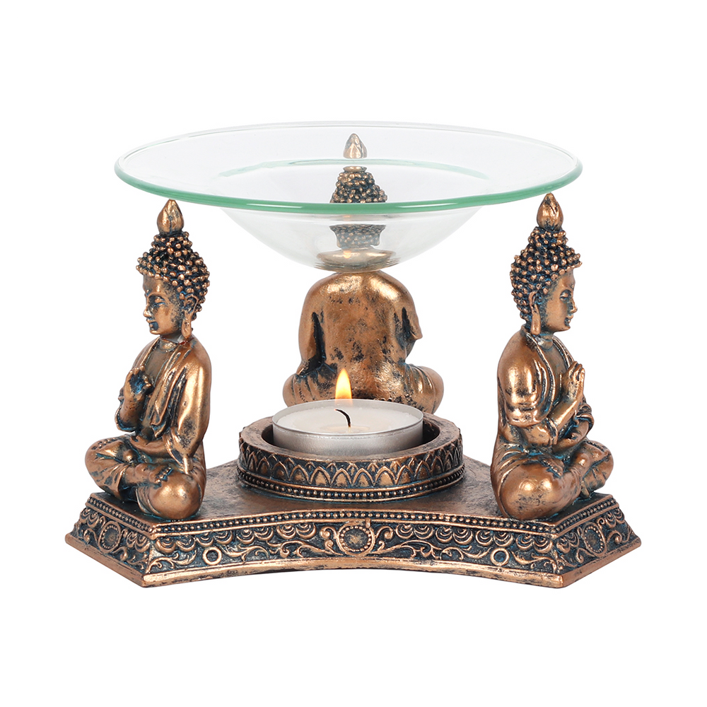 Bronze Buddha Oil Burner