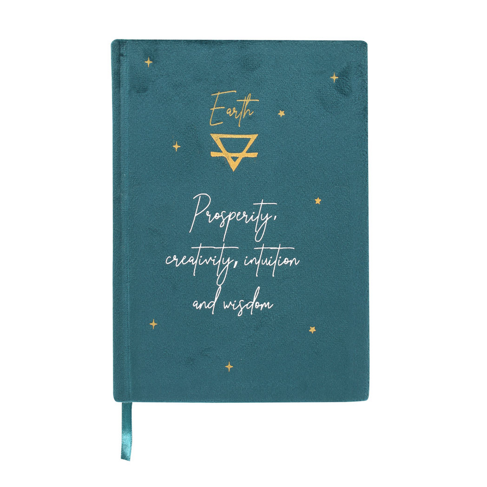 Earth Element Velvet A5 Notebook