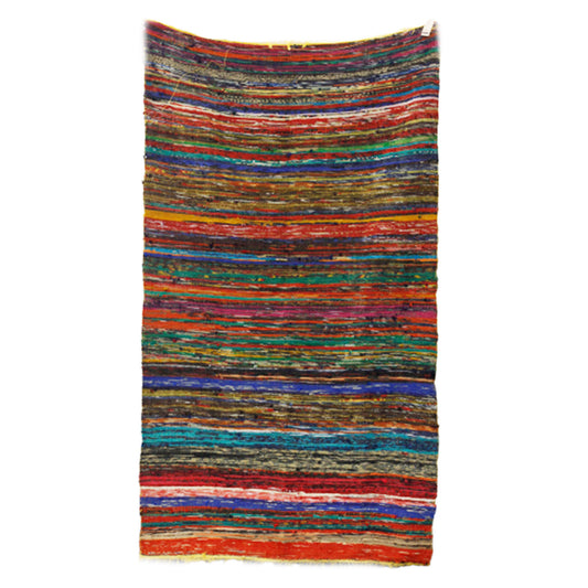 Indian Rag Rug 154 x 90cm Luxury - Yellow