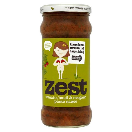 Zest Tomato, Basil & Oregano Pasta Sauce (340g)